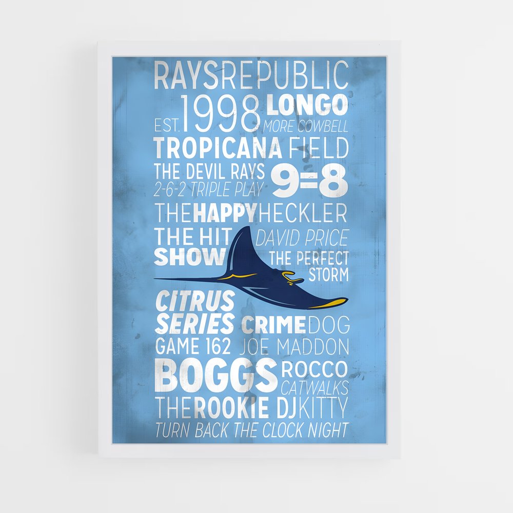 Poster Tampa Bay Legends – affiche Baseball (vue 3)